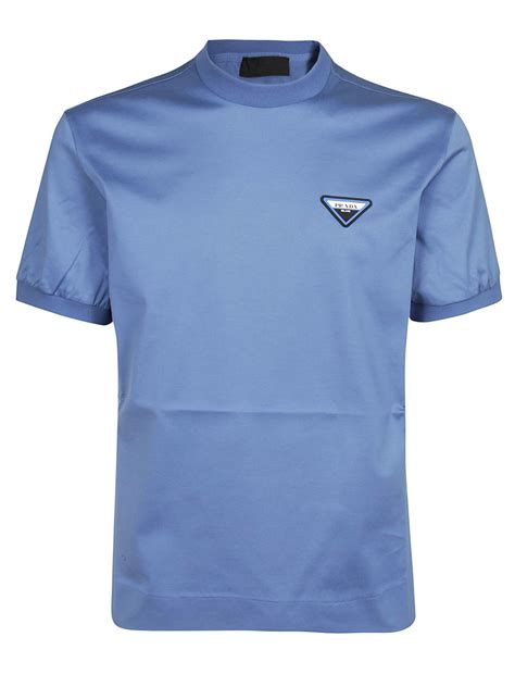 prada polo light blue|prada t shirt sale.